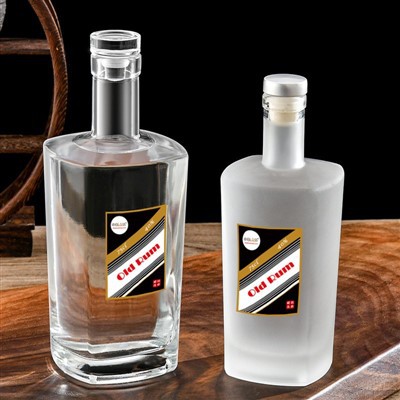 Butelka rumowa 500 ml z korkiem